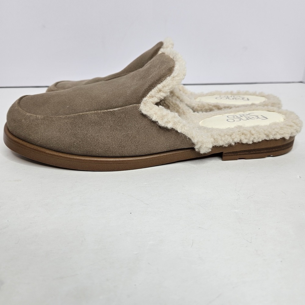 Franco Sarto Mules Fleece Shoes Size 10 M Heel To Toe 11.5" - Picture 9 of 13